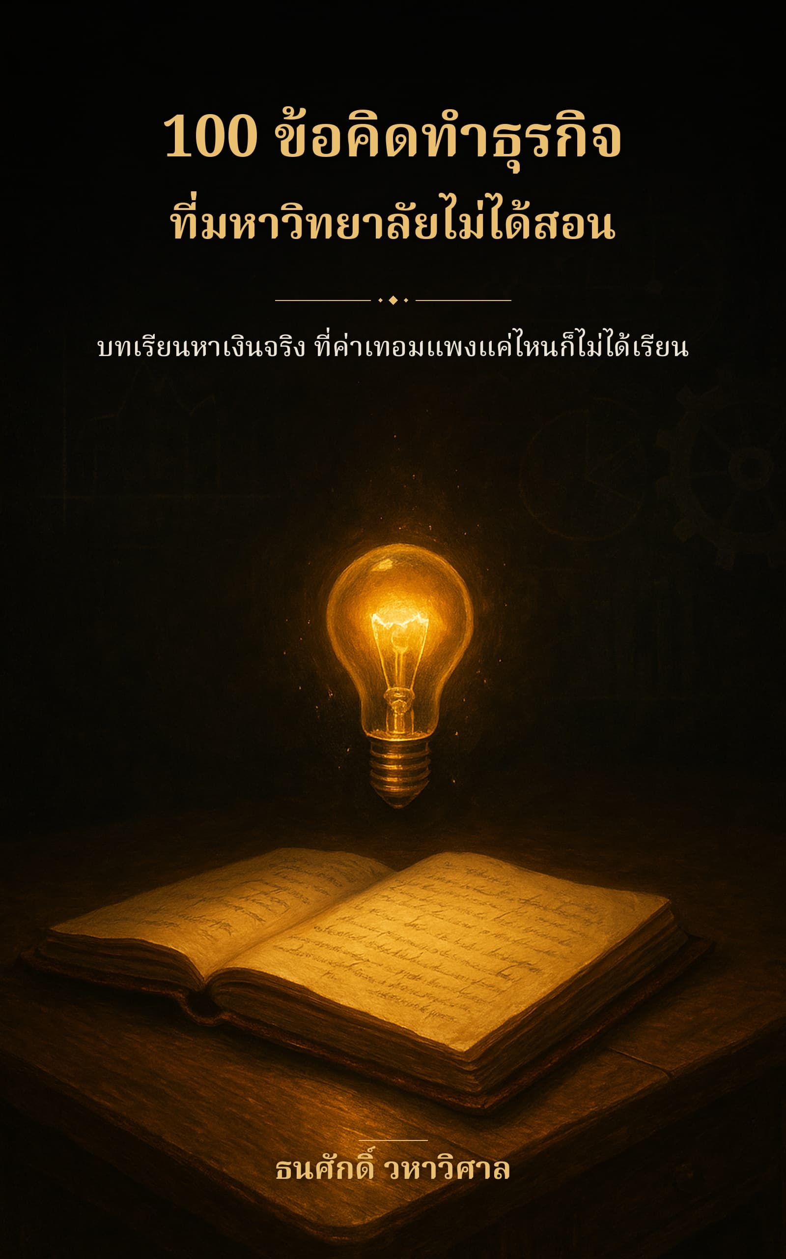 100 ข้อคิดทำธุรกิจ ที่มหาวิทยาลัยไม่ได้สอน